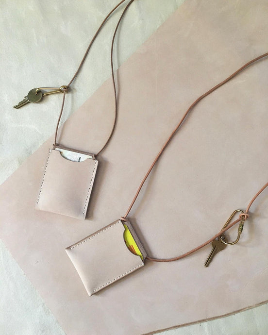 SSS Leather ID Wallet Necklace/Crossbody