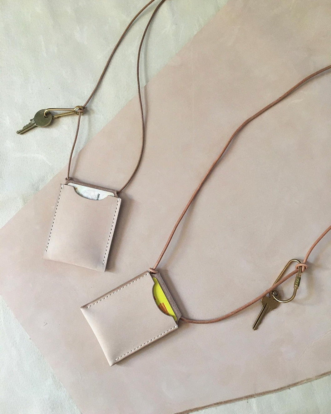SSS Leather ID Wallet Necklace/Crossbody